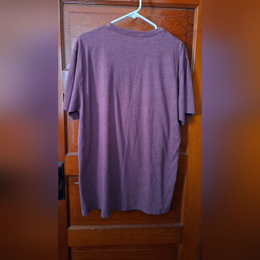 Eddie Bauer Mens Short Sleeve Shirt Camper RV‎ Seattle Washington Born to Roam L - Picture 2 of 6